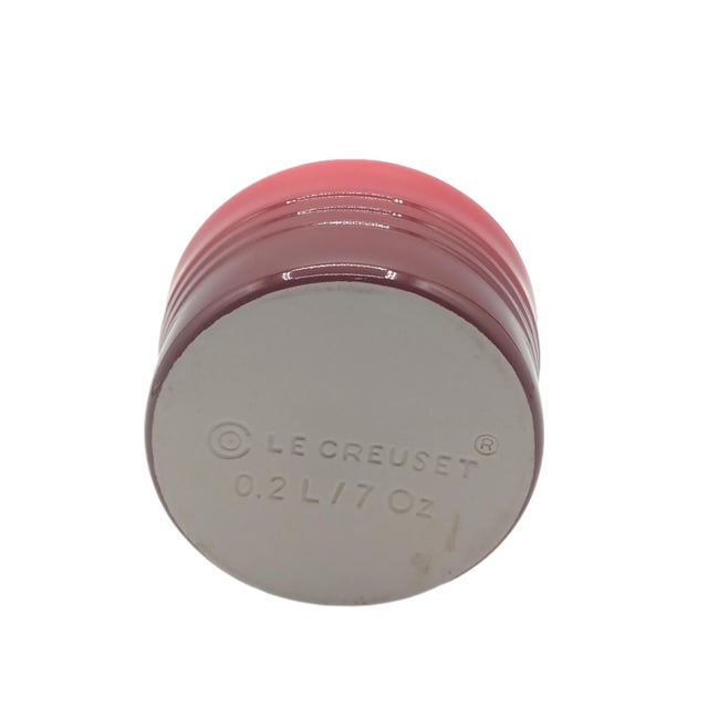 Le Creuset Stoneware Cerise Ramekins Set of 2 For Sale - Image 6 of 8