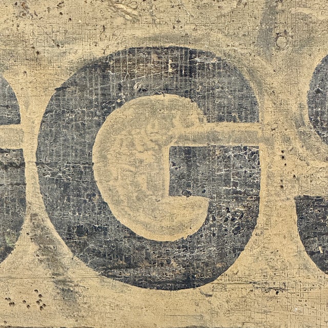 Antique 19th Century "Fresh Eggs" Wooden Sign With Applied Egg Shells For Sale - Image 9 of 15