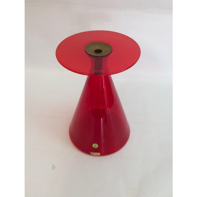 The vase can be used both for flowers and as a candlestick, and features a small removable candle holder (see photo). Gino...