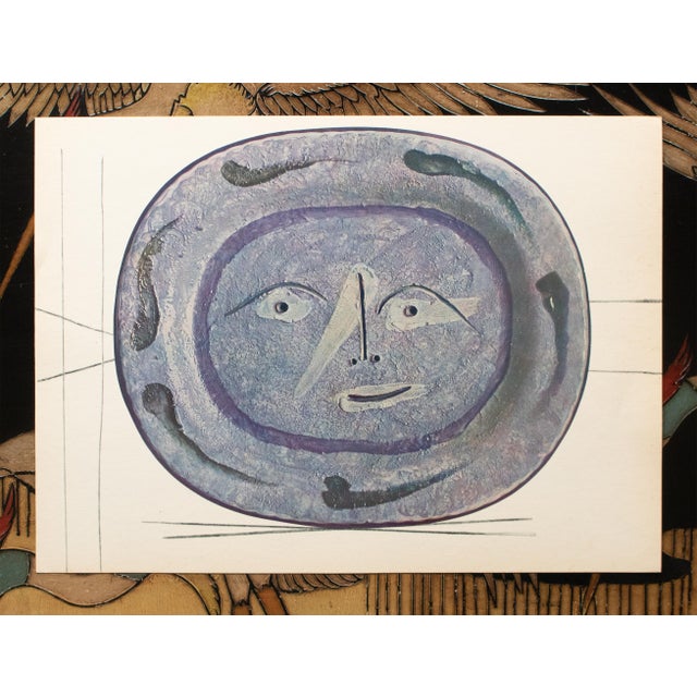 The School of Paris 1955 Set of 9 Vintage Prints of Picasso's Ceramic Platters For Sale - Image 3 of 12