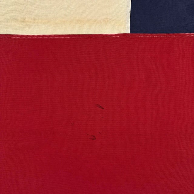 Vintage Cotton Sewn Flag of Chile For Sale - Image 9 of 9