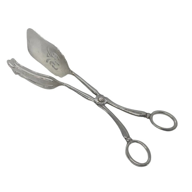 Vintage Sheffield England Electro-Plated (Epns) Pastry Bread Serving Tongs For Sale - Image 13 of 13