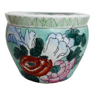 Chinoiserie Fishbowl Planter For Sale