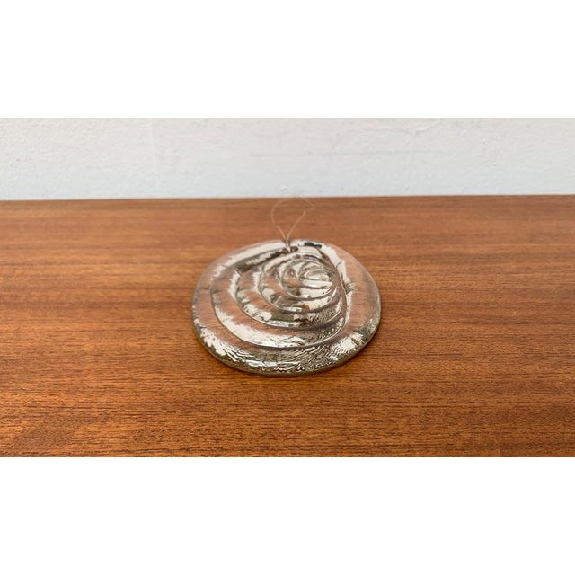 Vintage Scandinavian Art Glass Wall Deco Hanger, 1970s For Sale - Image 12 of 15