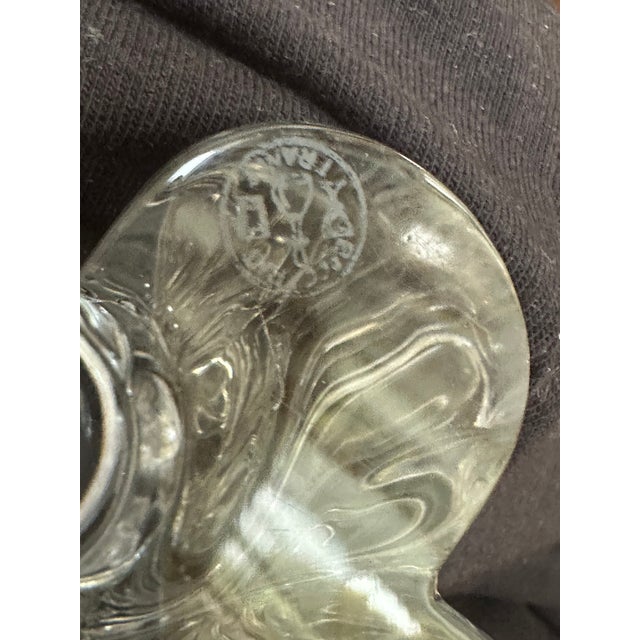 Baccarat Baccarat "Aladdin" Pattern Vintage Signed 6.25"h Single Light Art Deco Candlestick Made in France For Sale - Image 4 of 16