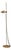 Baltensweiler Halo 250 Floor Lamp in Brass For Sale