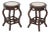 Victorian Chinoiserie Style Mahogany Pedestals, 2 For Sale