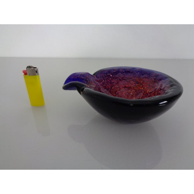 Vintage Murano Glass Ashtray, Italy, 1960s For Sale - Image 10 of 18