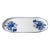 Boho Chic Cottage China Blue & White Serving Tray For Sale - Image 3 of 5