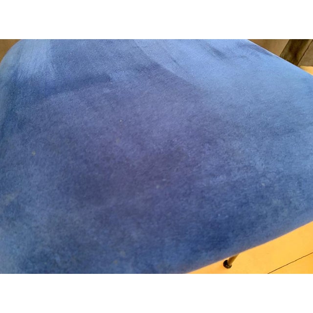 Italian Chairs in Alcantara, 1980s, Set of 4 For Sale - Image 12 of 14