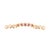 Late 20th Century Vintage 18k Yellow & White Gold 1.58ctw Diamond Ruby Hexagon Bangle Bracelet For Sale - Image 5 of 9