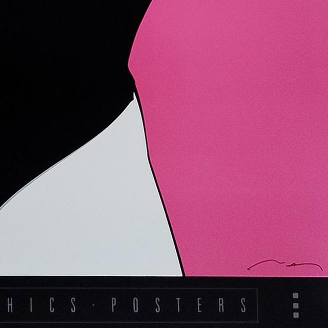 Pin Up Art Poster after Patrick Nagel, 1990 For Sale - Image 6 of 8