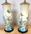 White Pair of English Decoupage Yellow-Ground Bird & Botanical Lamps, circa 1970s For Sale - Image 8 of 13