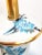 Huge Lamp Pair Blue & Metallic Gold Hand Painted Peacocks 1960s Kutani For Sale - Image 10 of 18