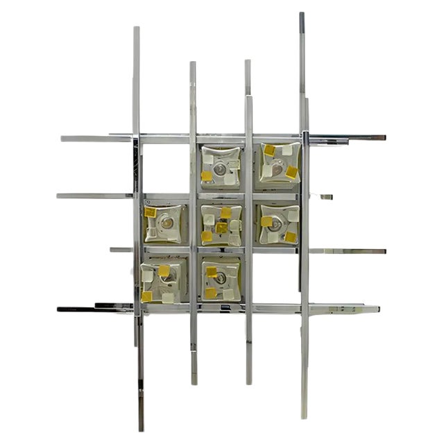 Mid-Century Sconce by Albano Poli for Poliarte, 1970s For Sale