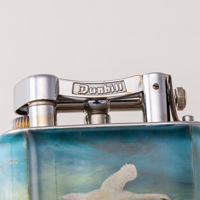 Vintage Aquarium Birds in Flight Table Lighter from Dunhill, 1950 For Sale - Image 16 of 18