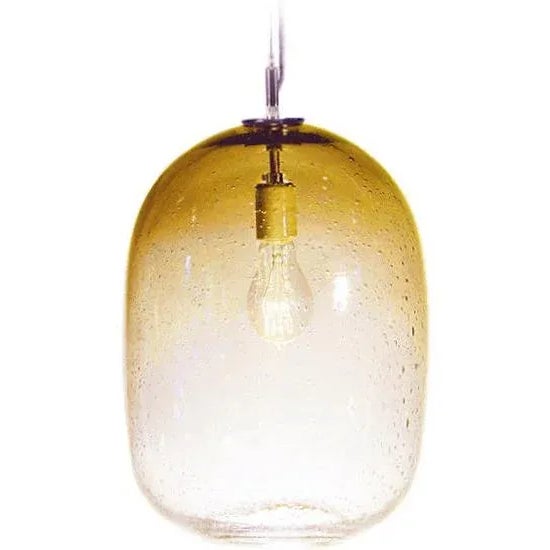 Tempo Cosmos Pendant Light from the Fizz Collection in Amber For Sale - Image 4 of 4