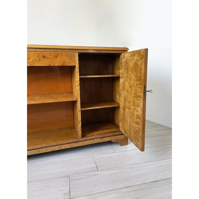 Vintage Walnut Burl Sideboard, 1970s For Sale - Image 10 of 13