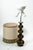 Kaiser Leuchten ceramic floor lamp with an organic pattern and glossy glaze from the 1960s. A handcrafted ceramic table...