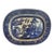 19th Century English Staffordshire Blue and White Transferware Platter For Sale