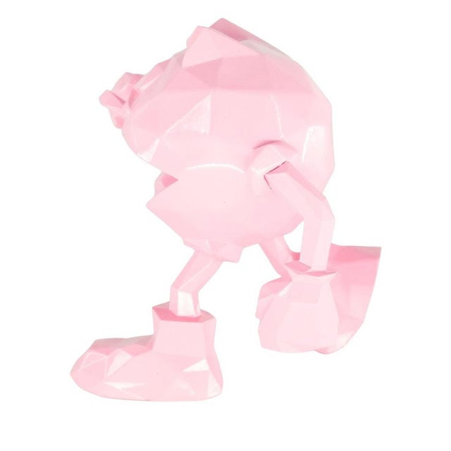 Mini Pink Resin Pac-Man from Richard Orlinski For Sale - Image 4 of 10