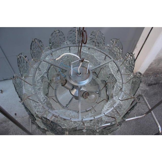 Murano Glass Pendant Light from Vistosi, 1960s For Sale - Image 9 of 13