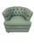 Mid-Century Modern Tufted Barrel Back Club Chairs - Set of 2 For Sale - Image 4 of 7