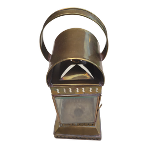 Vintage Brass and Glass Lantern