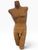 Rare and striking vintage sculptural wicker figure dating to the 1970s. Handwoven entirely in natural-toned wicker/rattan,...