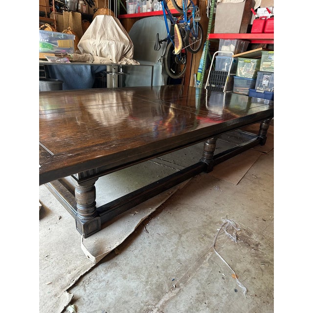 1960s Custom Oversize Coffee Table For Sale - Image 4 of 5