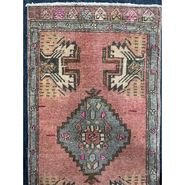 Turkish Yastik Rug 1'4" x 3'6" For Sale - Image 4 of 5