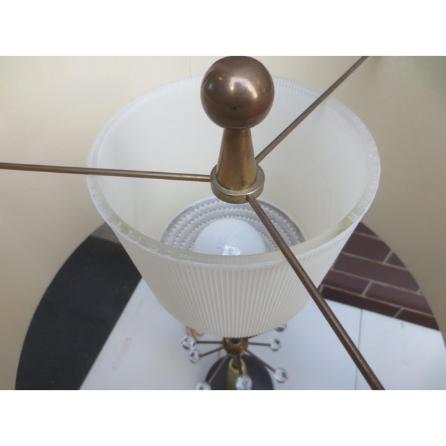 Metal 1980s Sputnik Table Lamps unmarked - Pair For Sale - Image 7 of 15