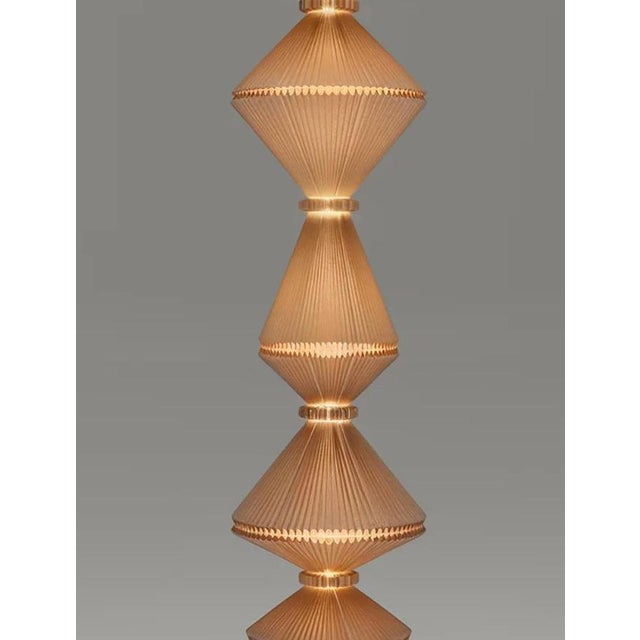 Not Yet Made - Made To Order Oiphorique T PE Suspension Lamp in Orange by Atelier Oi for Parachilna For Sale - Image 5 of 12