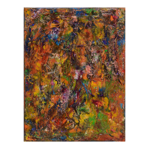 "Why Not?", Contemporary Rainbow Abstract Expressionist Composition by Frank Thomas Romero