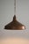 Danish Brutalist Hand-Hammered Copper Pendant Lamp from ES Horn Aalestrup, 1960s For Sale - Image 4 of 9