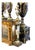 French Sevres Porcelain Vase & Pedestal Set With Hand-Painted Romantic Scenes, Bronze Mounts & Marble Bases For Sale