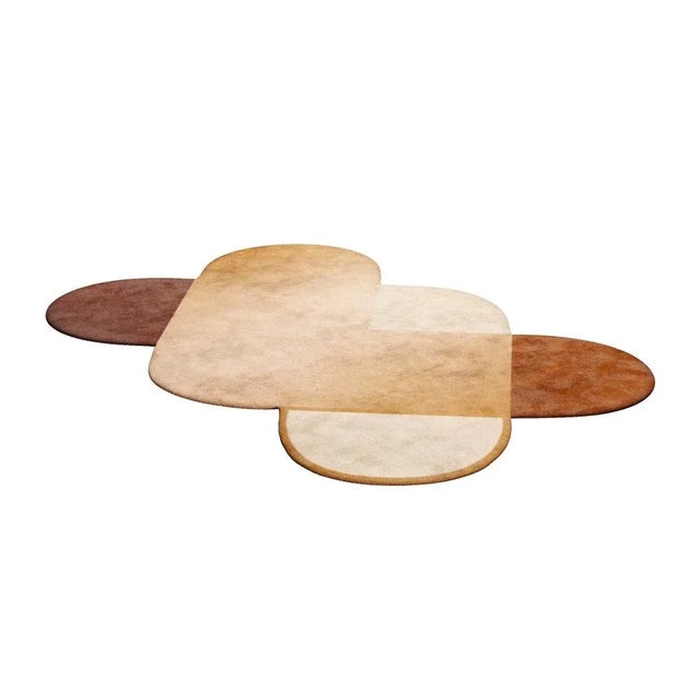 Tapis Shaped 005 is an eclectic rug that brings back mid-century modern vibes. Our Shaped Collection is perfect for an...