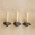 An Italian ‘Phantom’ wall sconce from the 1980s, designed by Jean-François Crochet for Sergio Terzani. The silhouette is...