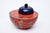 Multicolored Ceramic Urn Blue and Orange by Heidi Hartmann For Sale - Image 3 of 3