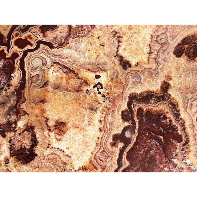 19th Century French Louis XV Style Marble and Bronze Side Table For Sale - Image 4 of 12