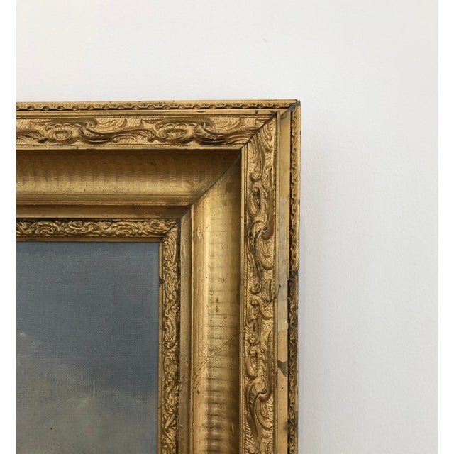 Pietro Toretti, Route côtière sud avec cèdres et pins, Oil on Canvas, Framed For Sale - Image 10 of 14