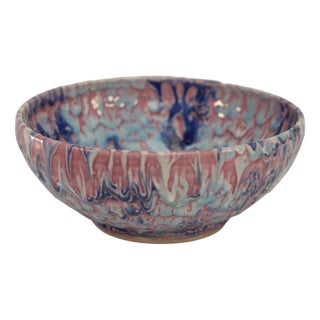 Polychrome Ceramic Bowl by Giordano, 1960s For Sale