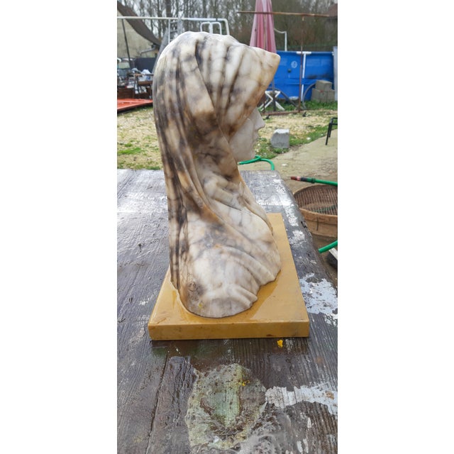 Early 20th Century Marble Bust from Libero Gremigni, Rome, 1900 For Sale - Image 5 of 14