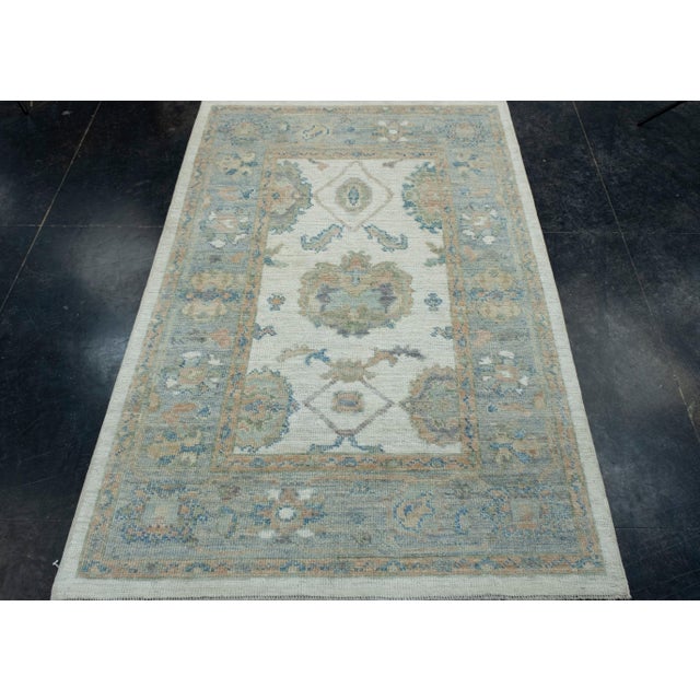 Turkish Oushak Rug 3'11" x 5'10" #17899 Explore a curated collection of hallway runners, wool rugs, and handmade...