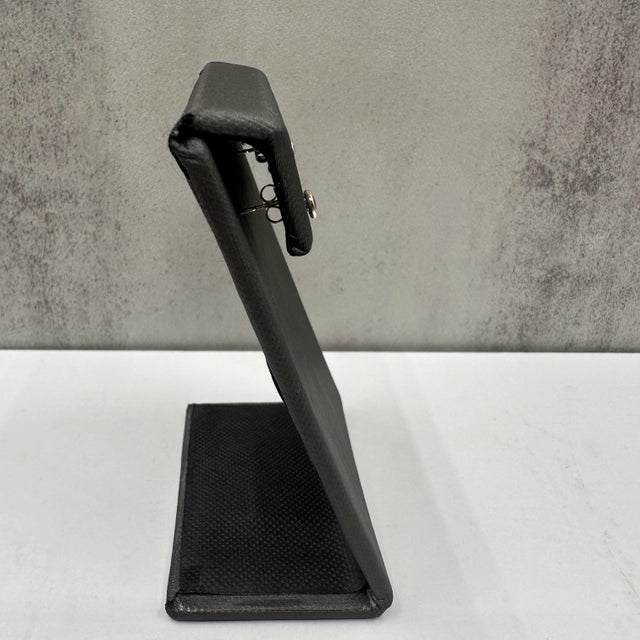 Contemporary Bezel Set Blue Topaz Studs in 14kt Yellow Gold – 4.6mm Diameter, Push Backs, New, A Pair For Sale - Image 3 of 5