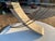 Brown Vintage Postmodern Tessellated Stone & Glass Sculptural Console Entry Table For Sale - Image 8 of 18