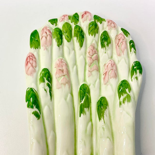 1980s Vintage Hollywood Regency Boho Chic Asparagus Spoon Rest. For Sale - Image 10 of 11