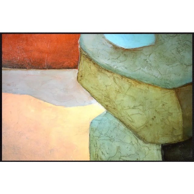 Mid 20th Century Vintage School of Paris French Modernist Fauvist Oil Painting by Claude Gaveau For Sale - Image 5 of 10