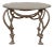 Tall Contemporary Bronze Nautical Rope Table For Sale