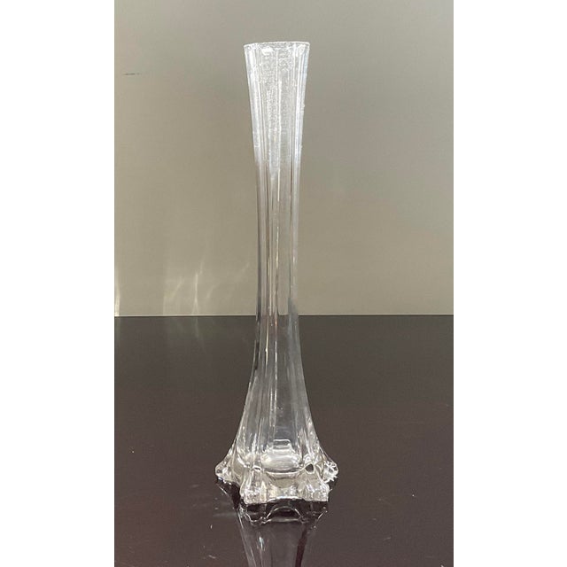 A lovely tall bud vase, vintage from Belgium Top dia 1.5" Bottom dia 3.5” Height 12" Additional complementary vases in our...
